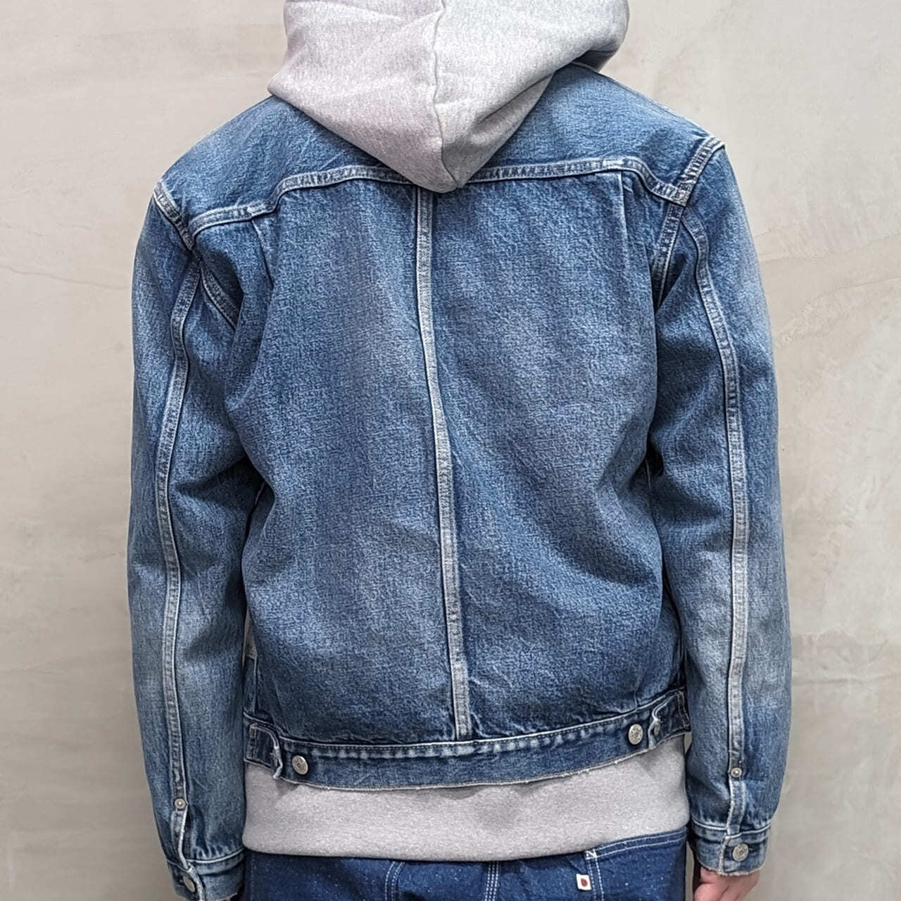 DENIM JACKET 1st type VINTAGE USED