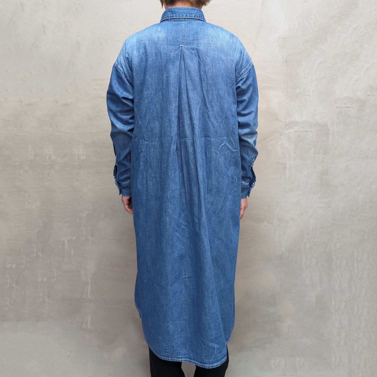 DENIM LONG SHIRT ""USED""