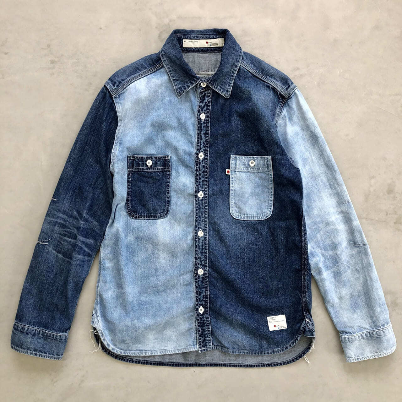 DENIM COMBI SHIRT ［bi-color ver］