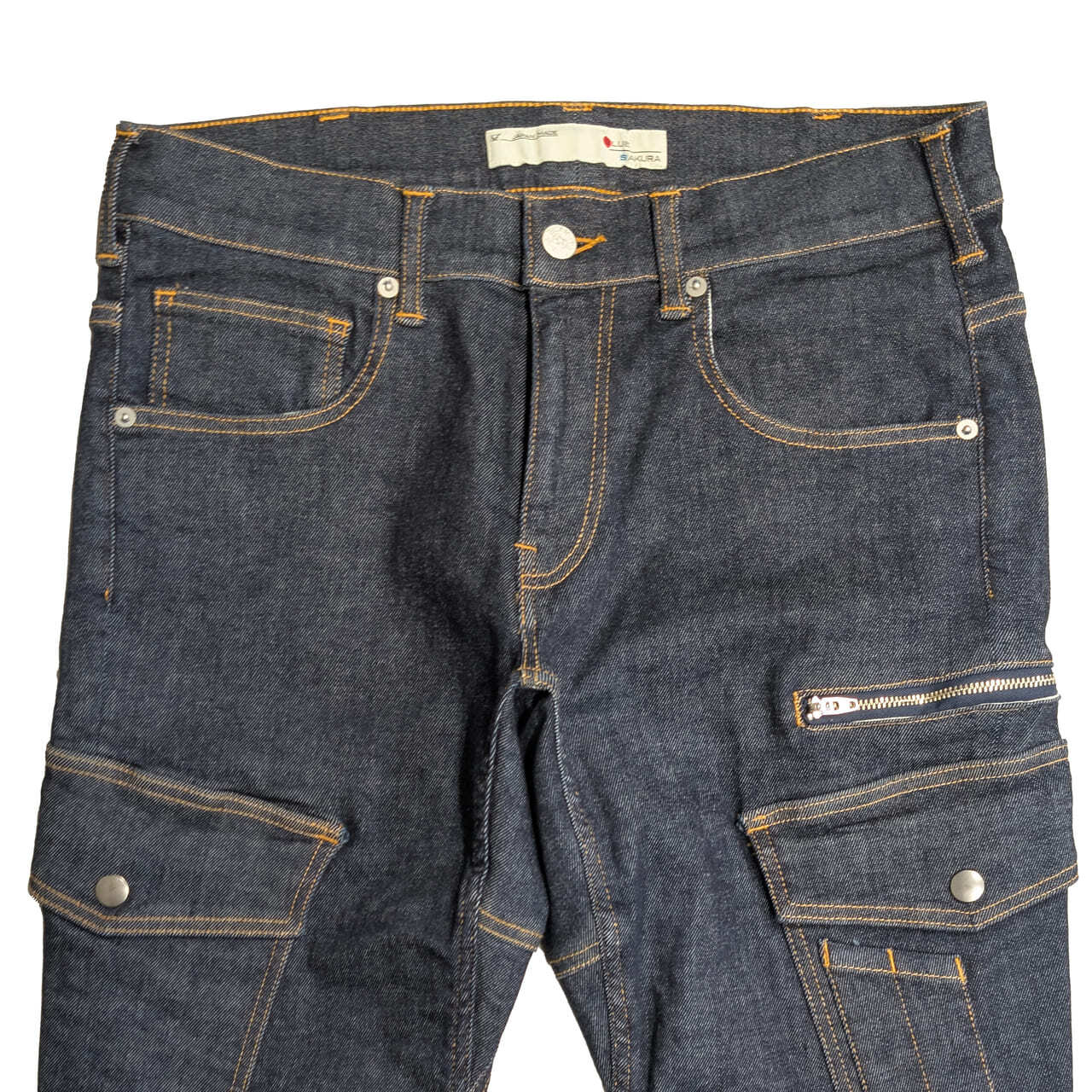 WORKING DENIM CARGO PANTS