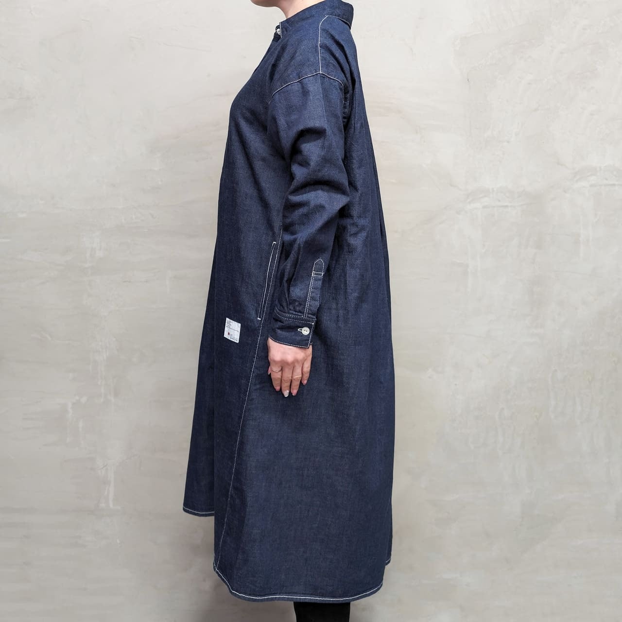 DENIM LONG SHIRT ""OW""