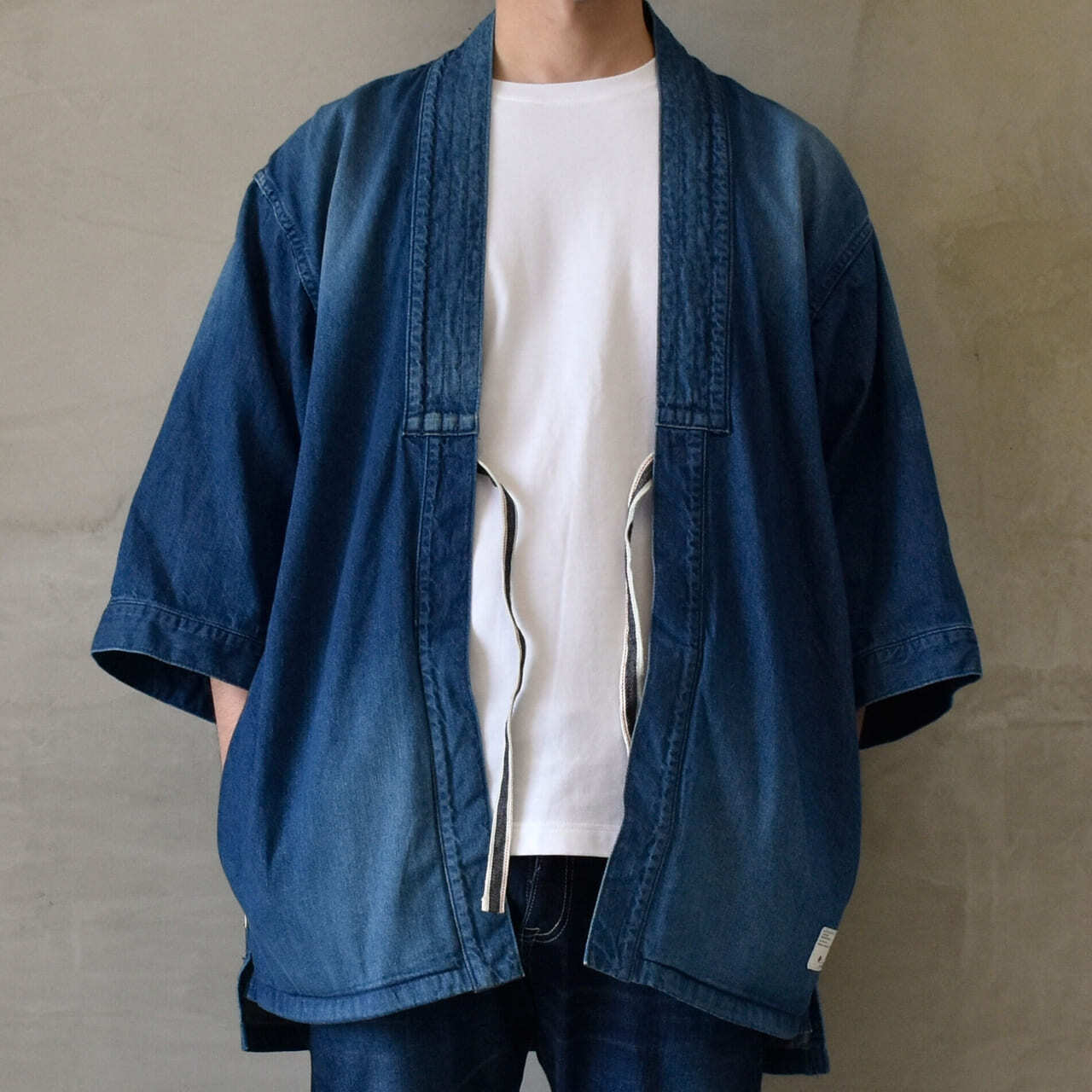 DENTO"" DENIM KIMONO JACKET ［light oz ver.］
