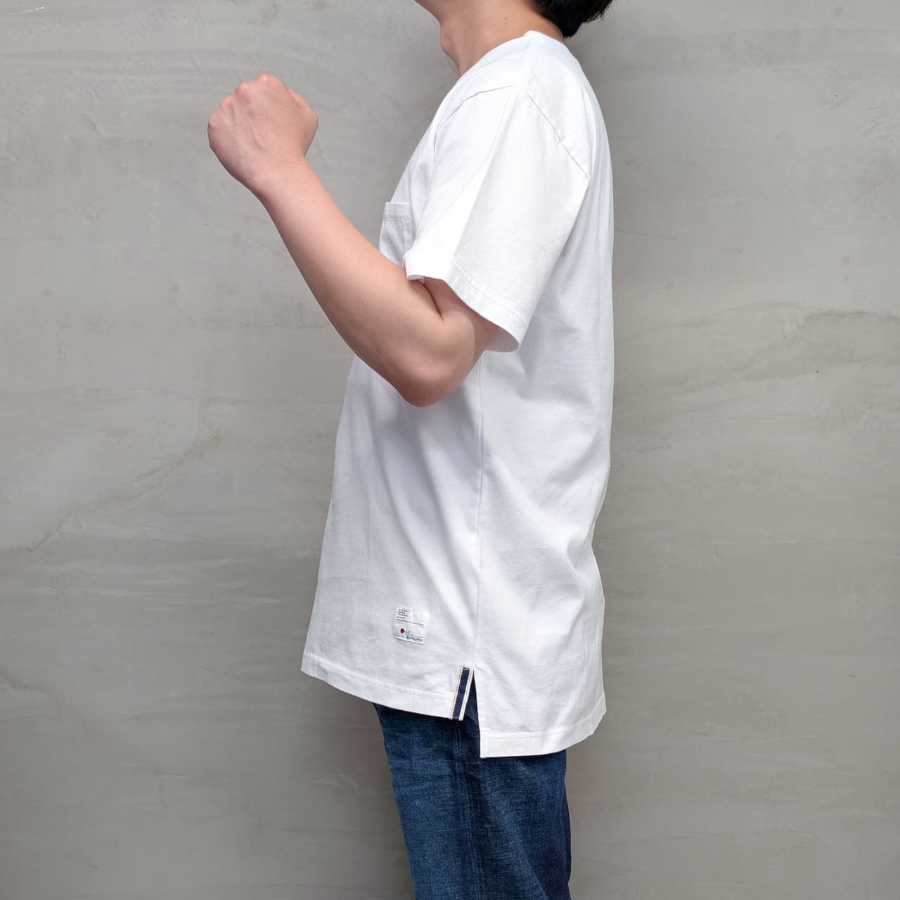 PLAIN T-SHIRT［STEP］/ WHITE