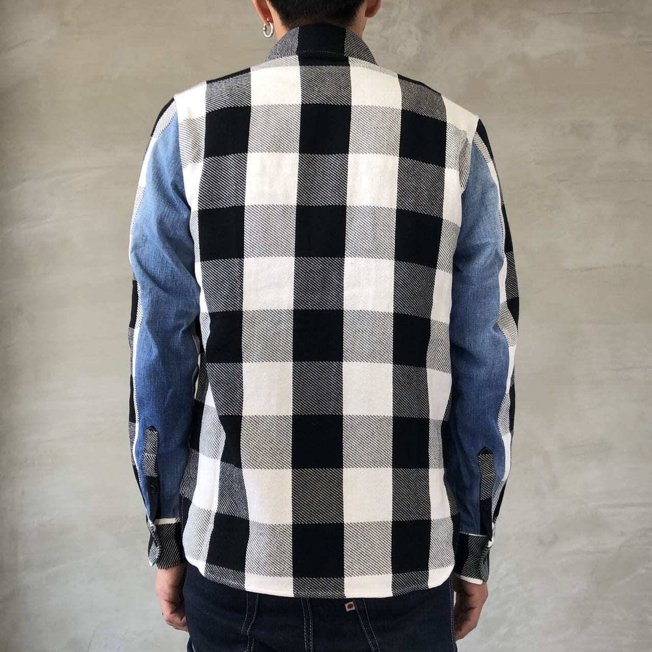 CLASSIC VINTAGE CHECK SHIRT / WHITE