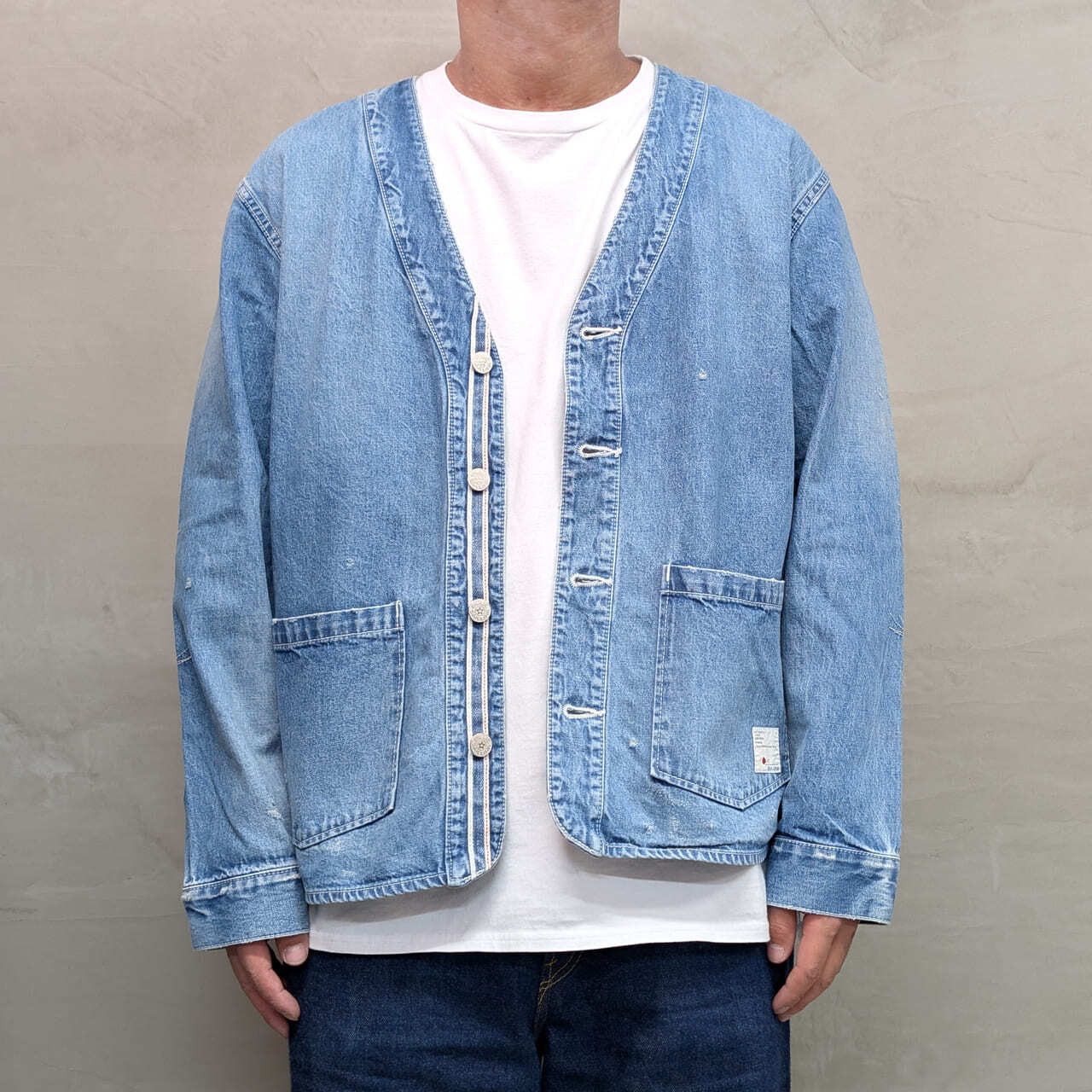 VINTAGE DENIM CARDIGAN ［USED］