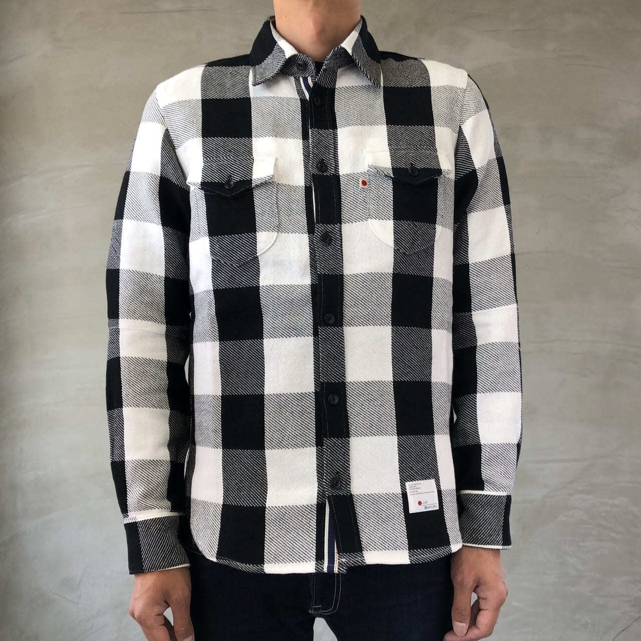 CLASSIC VINTAGE CHECK SHIRT / WHITE