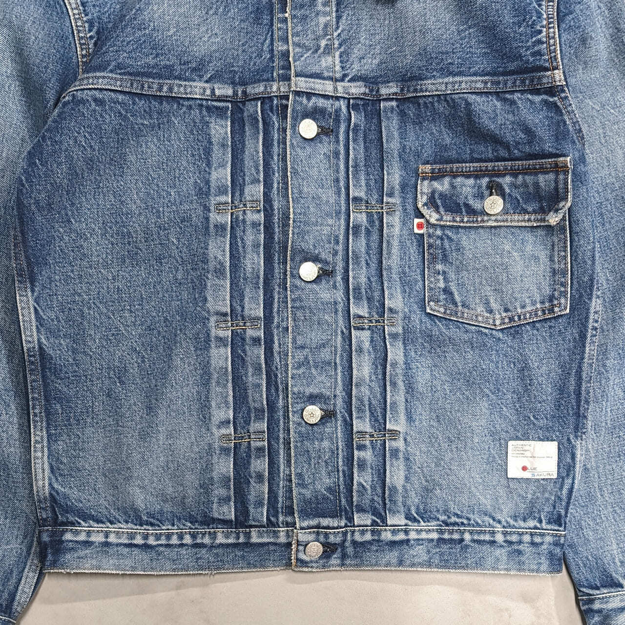 DENIM JACKET 1st type VINTAGE USED