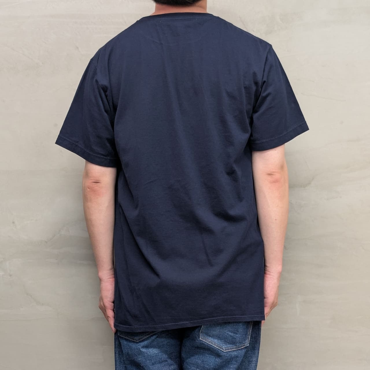 PLAIN T-SHIRT［ROUND］/ NAVY