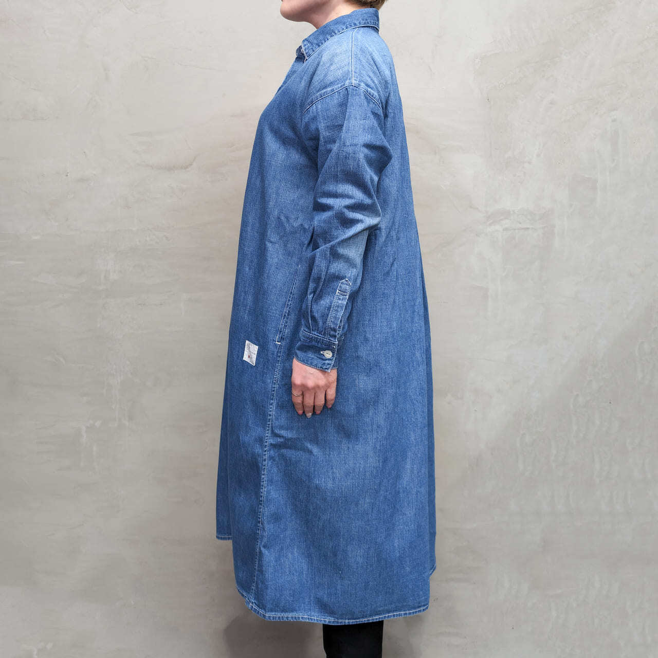 DENIM LONG SHIRT ""USED""