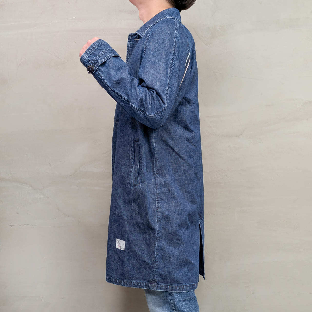 DENIM SHOP COAT USED