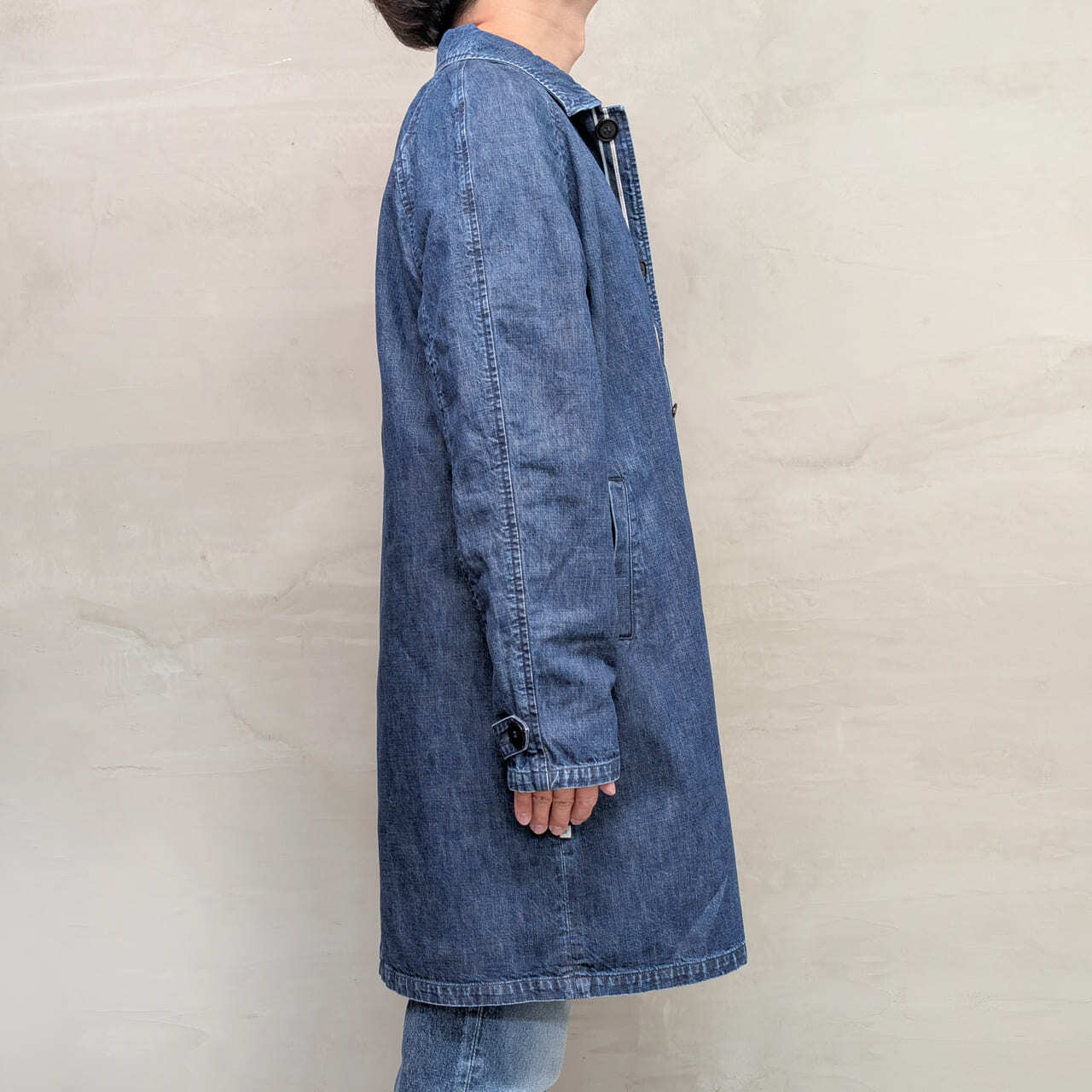DENIM SHOP COAT USED