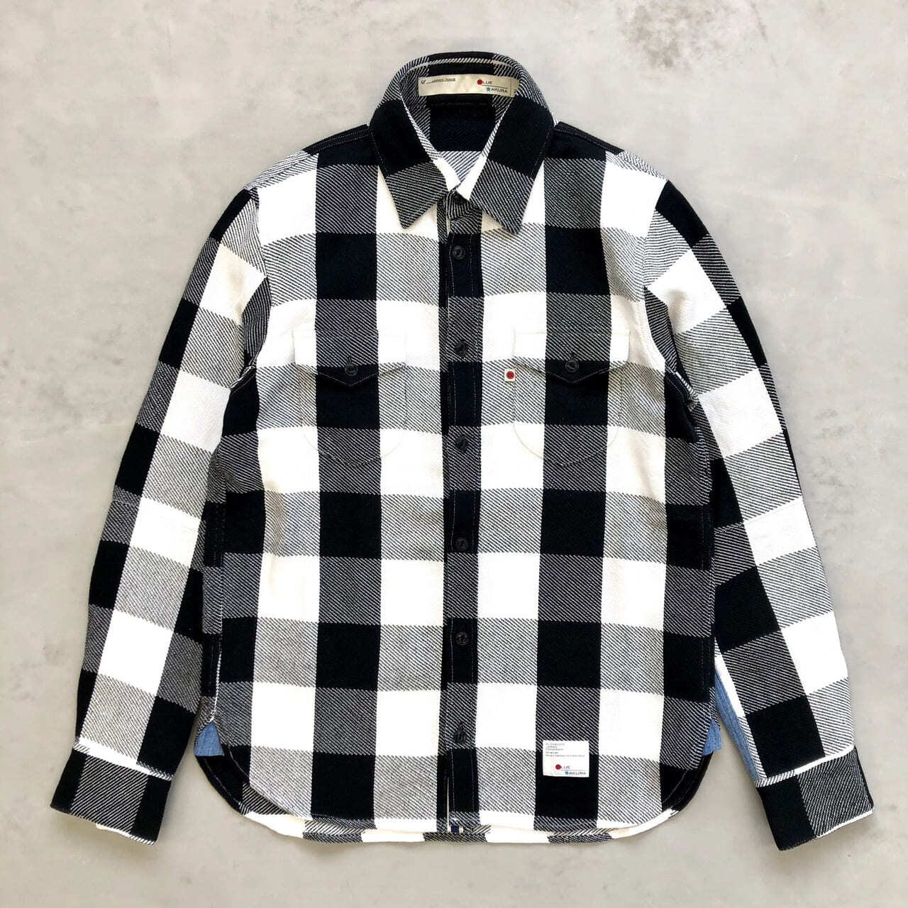 CLASSIC VINTAGE CHECK SHIRT / WHITE