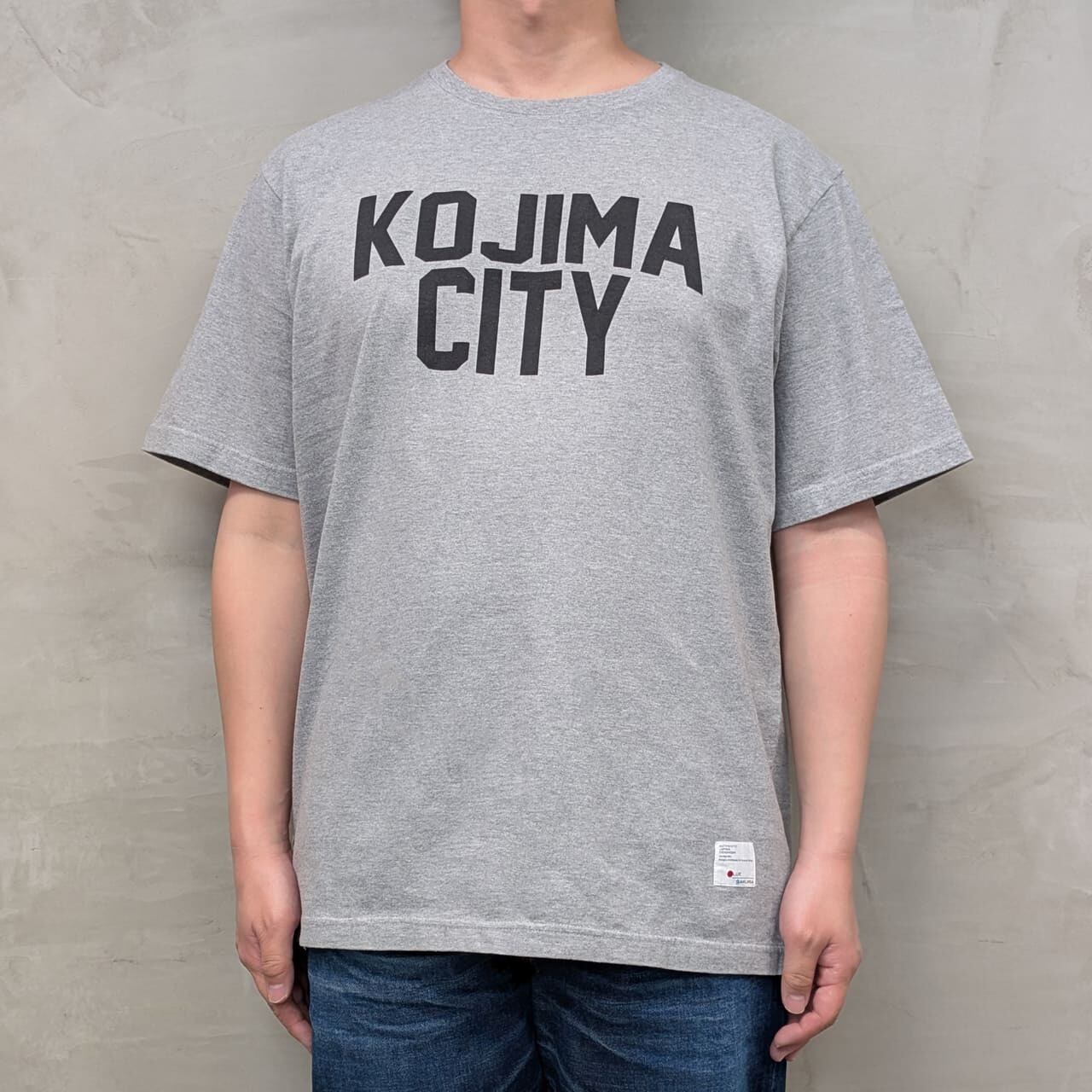 T-SHIRT ［KOJIMA CITY］ / GRAY×BLACK