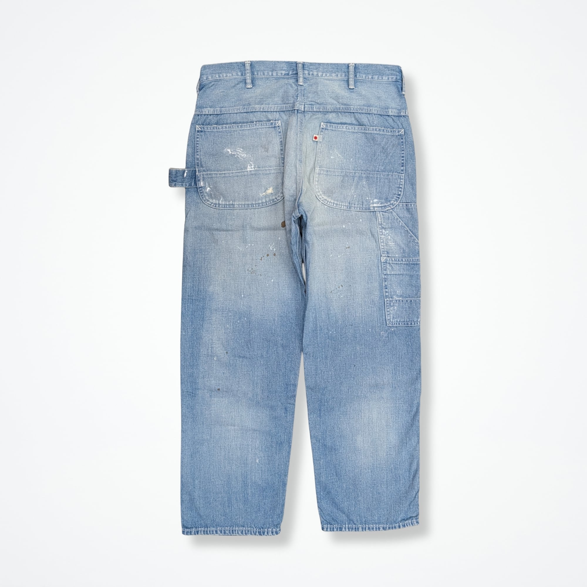 CARPENTER PANTS Ver.2 VINTAGE HARD USED【L-BLUE】